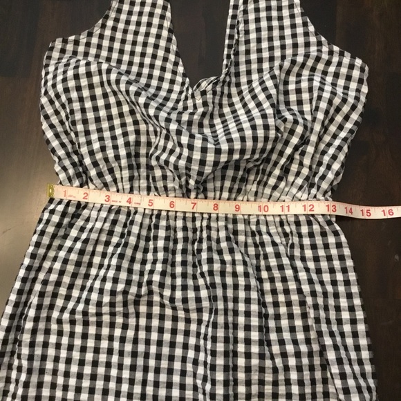 Chloe + Rene Boho Check Pattern Sleeveless Textured Maxi Dress Size M - Picture 10 of 12